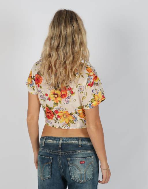 Vintage Unbranded M cami in yellow, 2 of 4