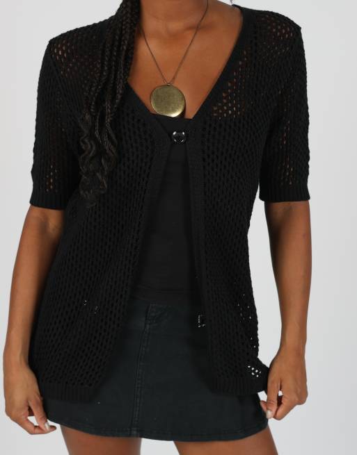 Vintage Unbranded M cardigan in black, 4 of 4