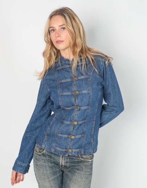 Vintage Unbranded M denim jacket in blue - view 1