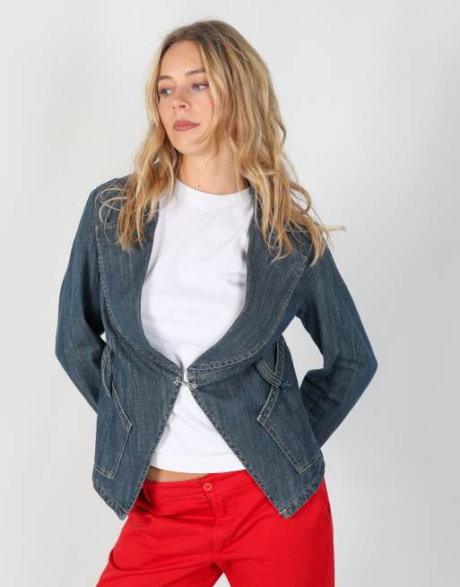 Vintage Unbranded M denim jacket in blue, 3 of 4