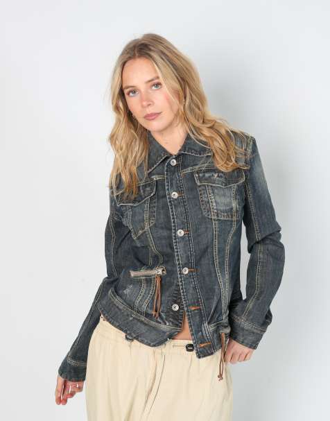 Vintage Unbranded M denim jacket in blue - view 1