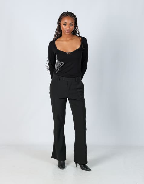 Vintage Unbranded M formal trousers in black - view 1