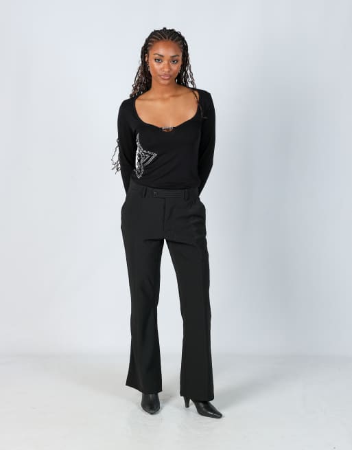 Vintage Unbranded M formal trousers in black