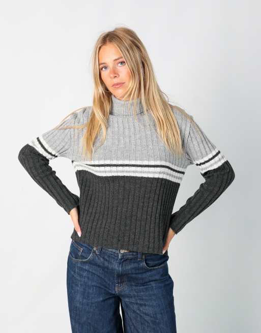 Vintage Unbranded M knitted jumper in grey