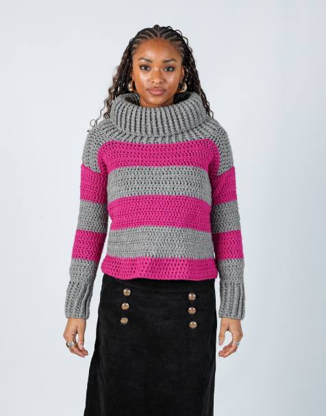 Vintage Unbranded M knitted jumper in grey - view 1