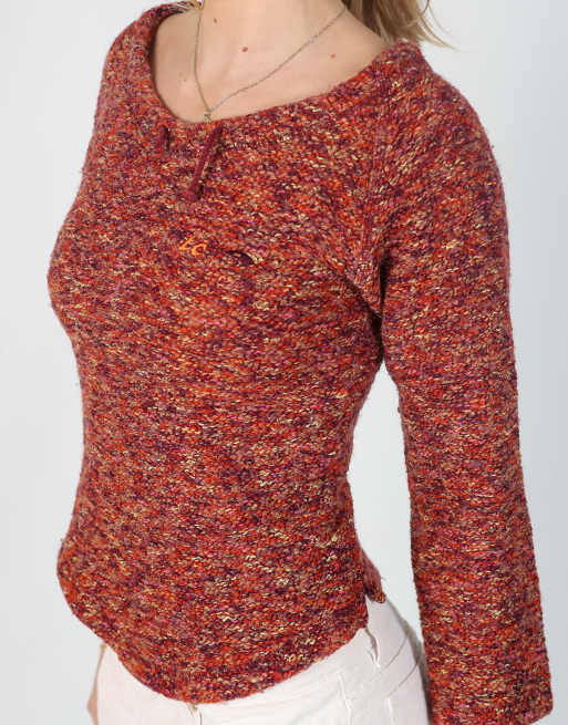 Vintage Unbranded M knitted jumper in pink, 4 of 4