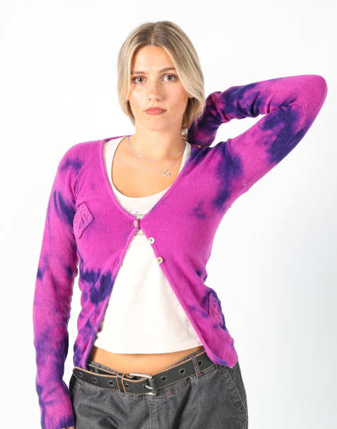 Vintage Unbranded M knitted top in purple - view 1