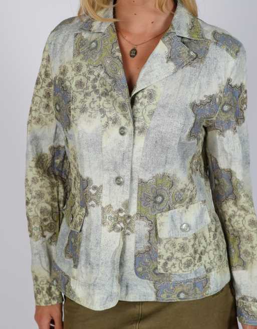 Vintage Unbranded M light jacket in light green, 4 of 4