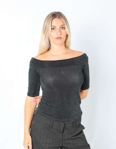 Vintage Unbranded M long sleeve top in black - view 1