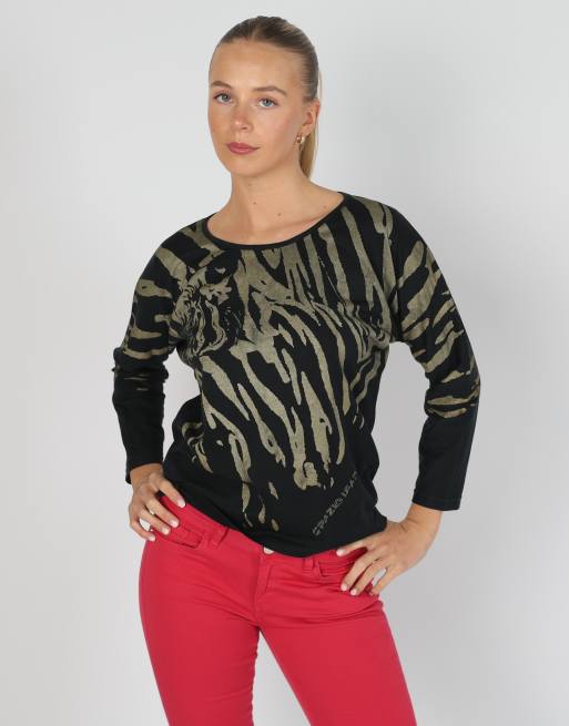 Vintage Unbranded M long sleeve top in black