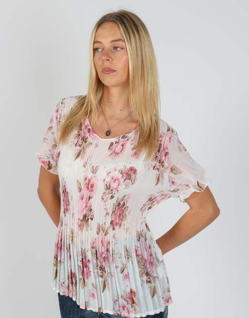 Vintage Unbranded M mesh top in baby pink, 3 of 4
