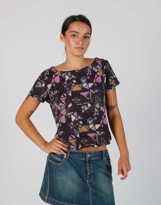 Vintage Unbranded M mesh top in purple, 3 of 4