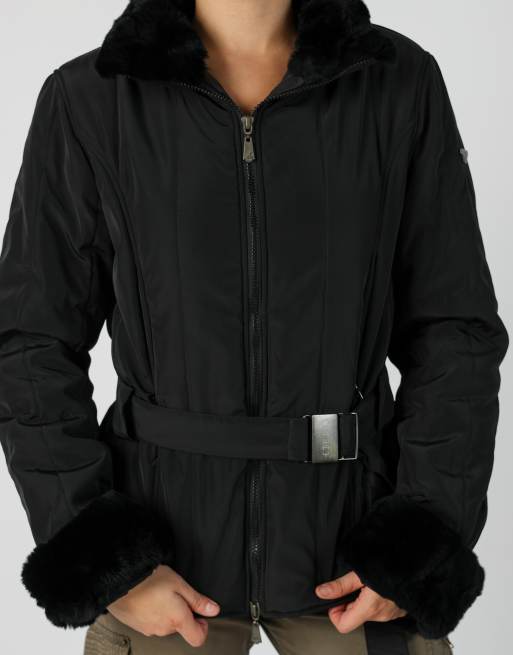 Vintage Unbranded M puffer jacket in black, 4 of 4