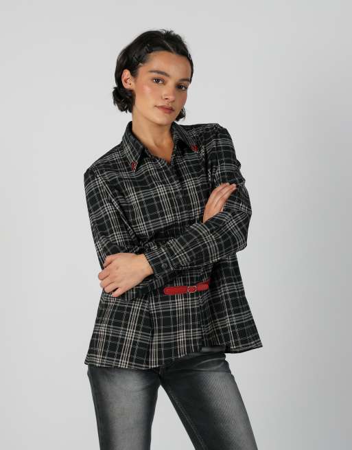 Vintage Unbranded M shirt in black, 3 of 4