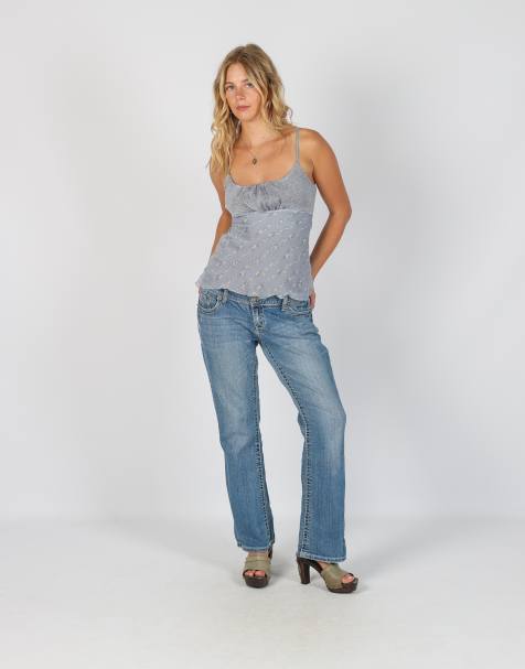 Vintage Unbranded M straight jeans in blue - view 1