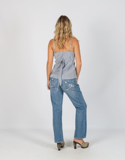 Vintage Unbranded M straight jeans in blue, 3 of 4