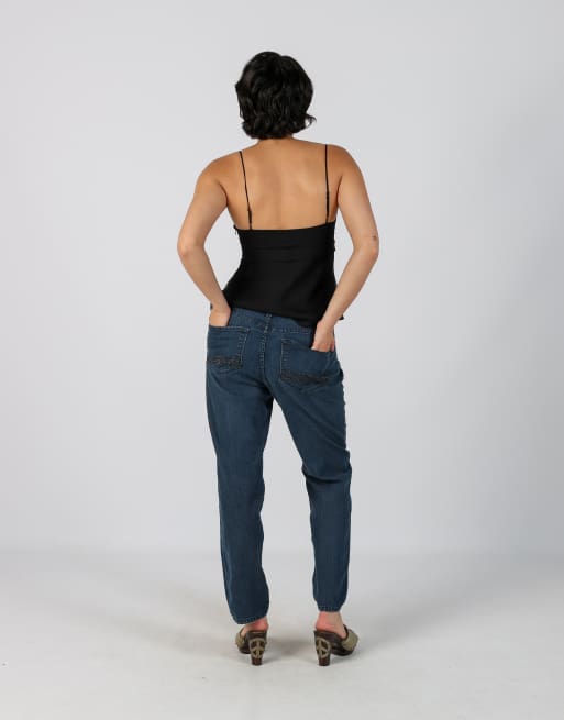 Vintage Unbranded M straight jeans in blue, 3 of 4