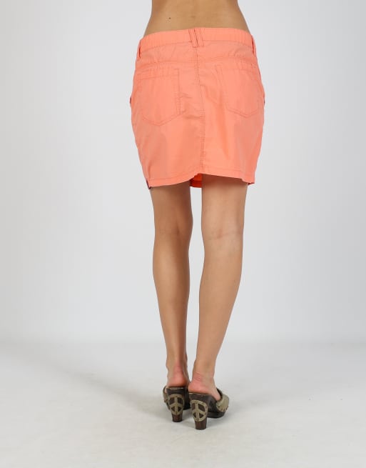 Vintage Unbranded M woven mini skirt in peach, 4 of 4