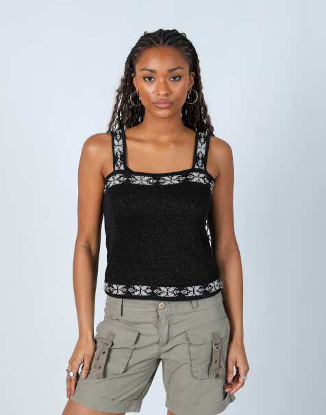 Vintage Unbranded M woven top in black - view 1