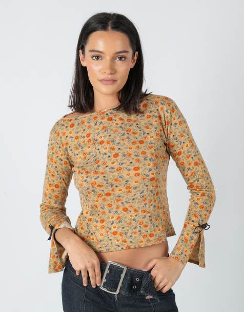 Vintage Unbranded M Woven Top Tan - view 1