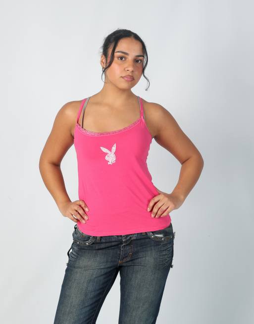 Vintage Unbranded M woven vest in pink