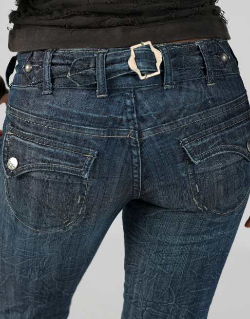 Vintage Unbranded S 3/4 jeans in blue, 4 of 4