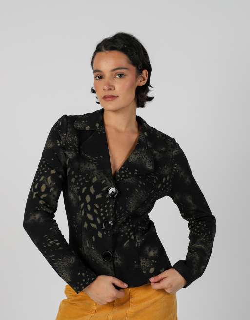 Vintage Unbranded S blazer in black, 1 of 4