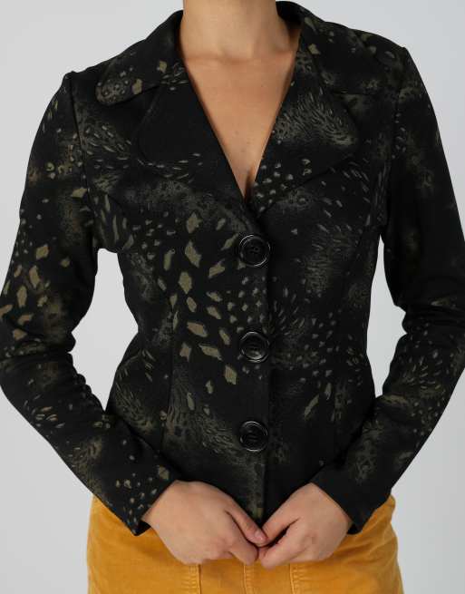 Vintage Unbranded S blazer in black, 4 of 4