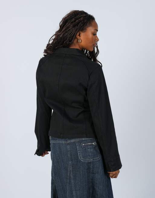 Vintage Unbranded S blazer in black, 2 of 4