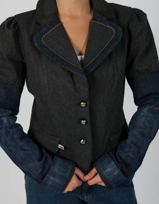 Vintage Unbranded S blazer in blue, 4 of 4