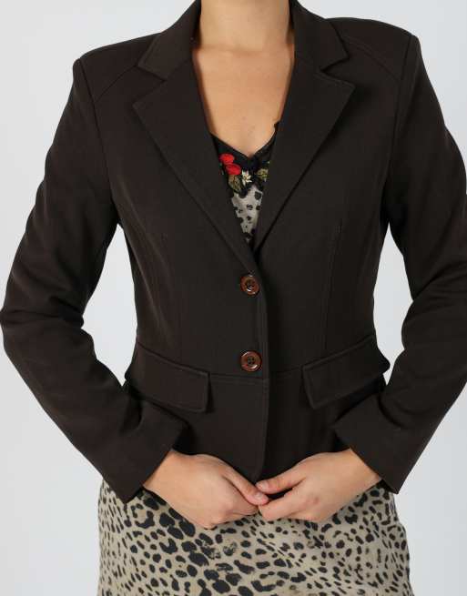 Vintage Unbranded S blazer in brown, 4 of 4