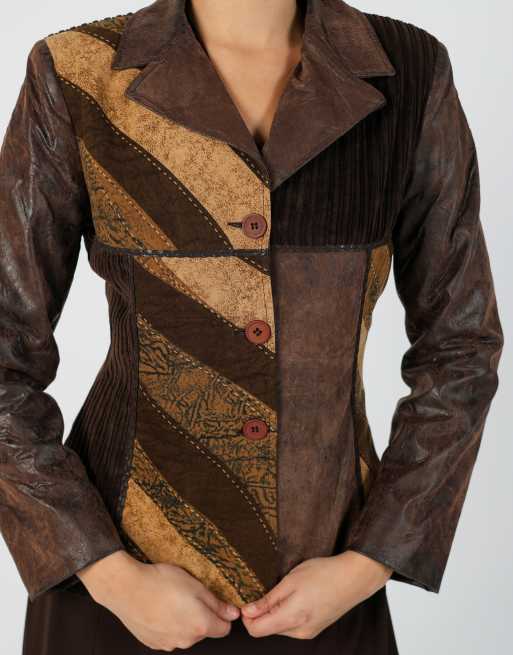 Vintage Unbranded S blazer in brown, 4 of 4