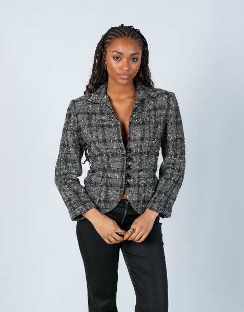 Vintage Unbranded S blazer in grey - view 1