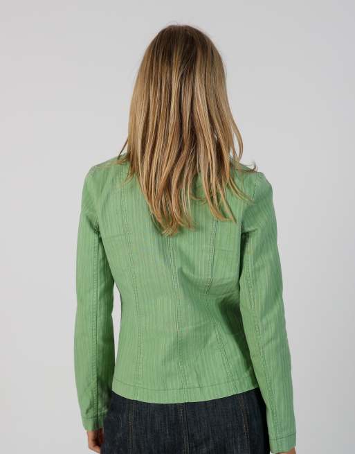 Vintage Unbranded S blazer in light green, 2 of 4