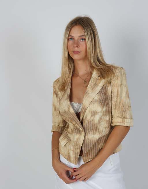 Vintage Unbranded S blazer in tan