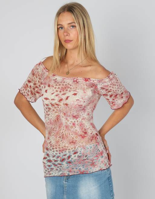 Vintage Unbranded S blouse in baby pink