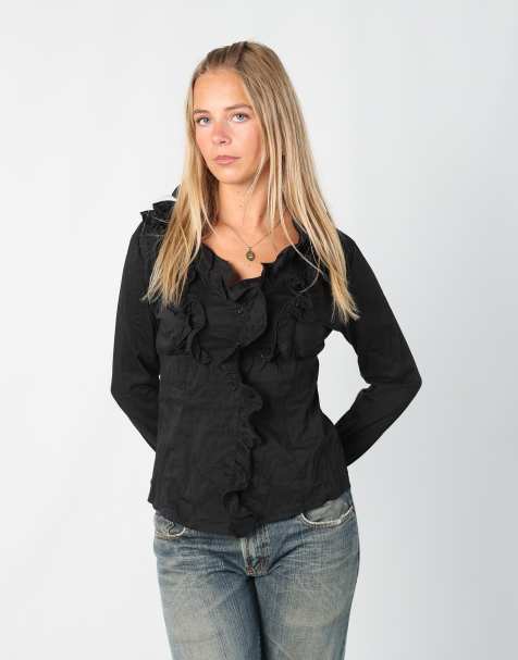 Vintage Unbranded S blouse in black - view 1