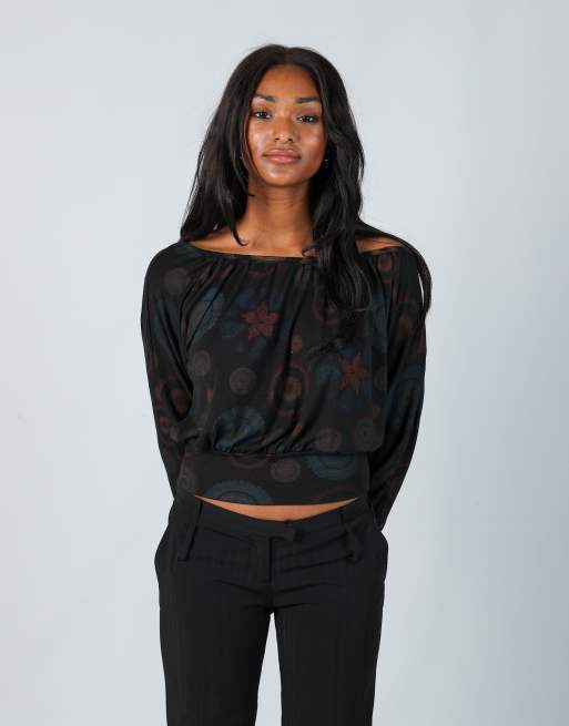 Vintage Unbranded S blouse in black