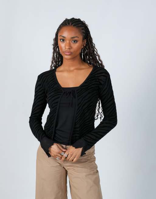 Vintage Unbranded S blouse in black