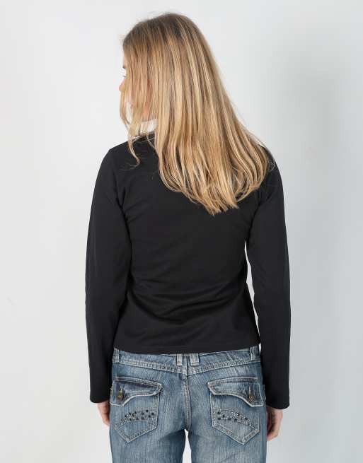 Vintage Unbranded S blouse in black, 2 of 4