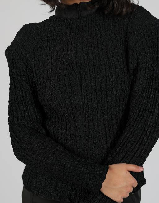 Vintage Unbranded S blouse in black, 4 of 4