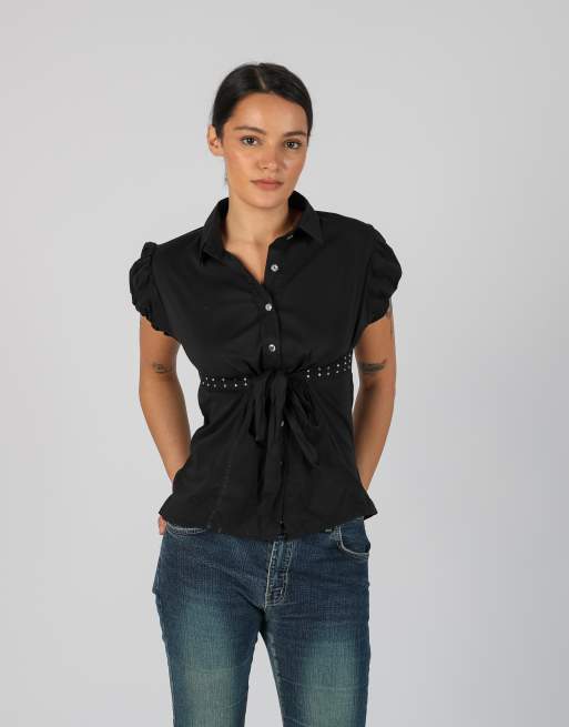 Vintage Unbranded S blouse in black