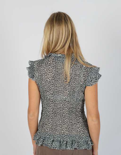 Vintage Unbranded S blouse in grey, 2 of 4