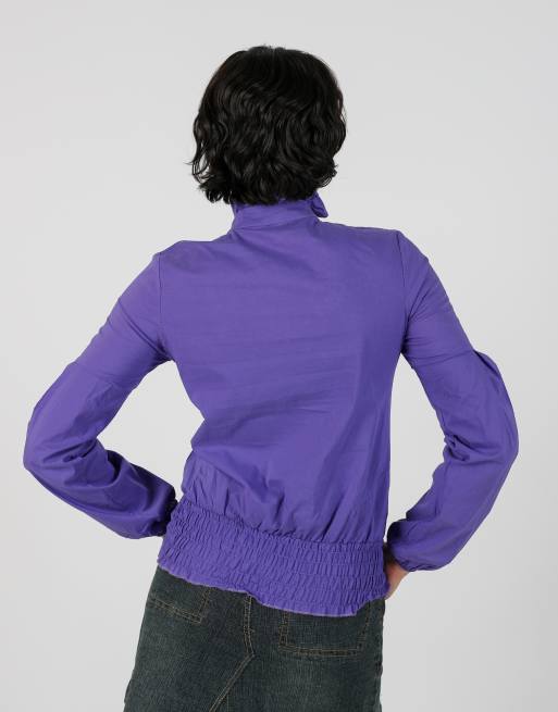 Vintage Unbranded S blouse in purple, 2 of 4