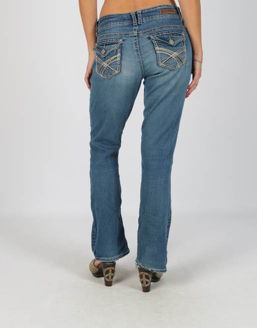 Vintage Unbranded S bootcut jeans in blue, 4 of 4