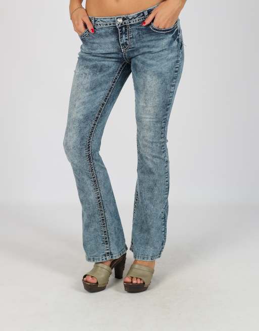 Vintage Unbranded S bootcut jeans in blue, 2 of 4