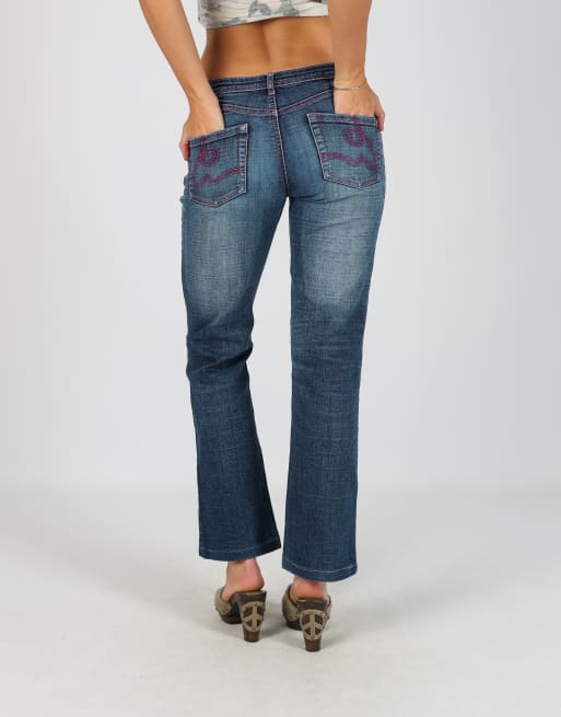 Vintage Unbranded S bootcut jeans in blue, 4 of 4