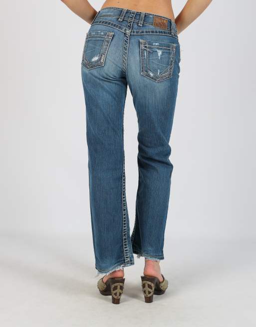 Vintage Unbranded S bootcut jeans in blue, 4 of 4