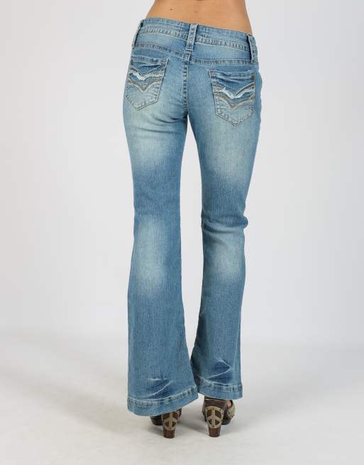 Vintage Unbranded S bootcut jeans in blue, 4 of 4