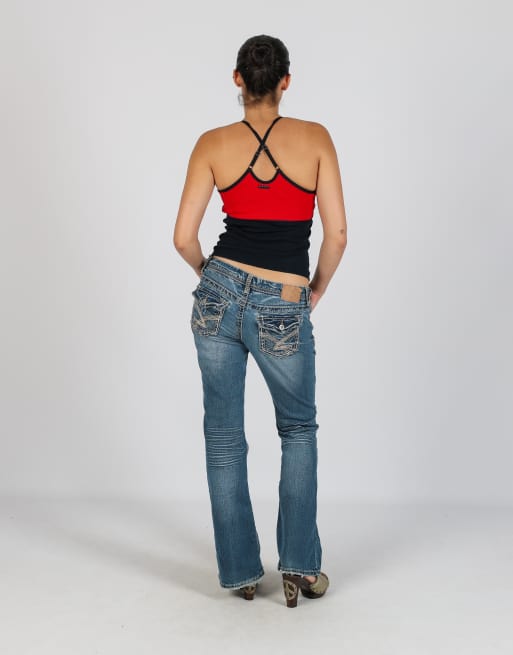 Vintage Unbranded S bootcut jeans in blue, 3 of 4